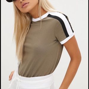 PrettyLittleThing Triple Stripe Shirt